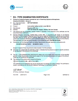 Certifications M6/M6i