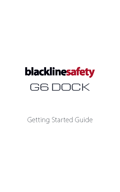 G6 Dock - Guide de démarrage Page de couverture_Page_01